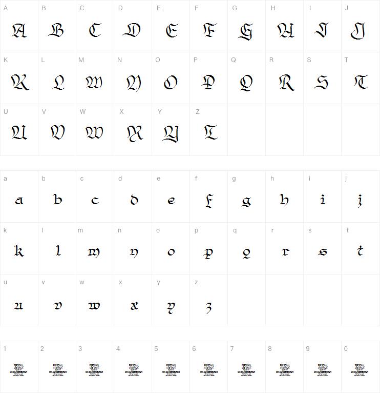 Odenburgh字体