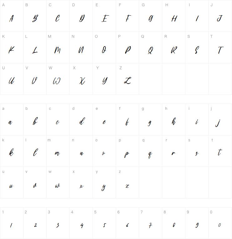 oh beauty字体