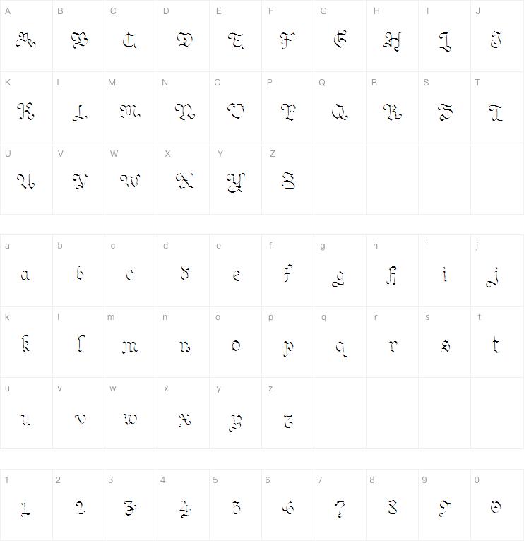 Oh My Goth字体