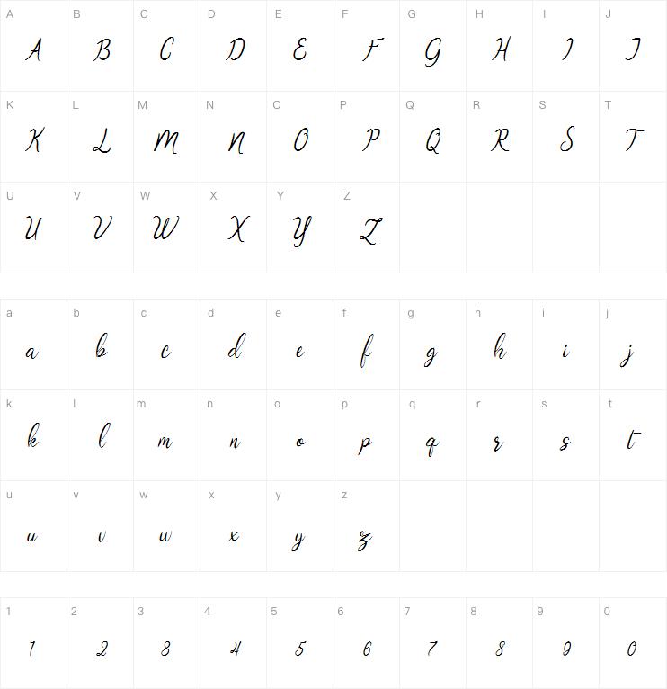 Oklahoma Script字体