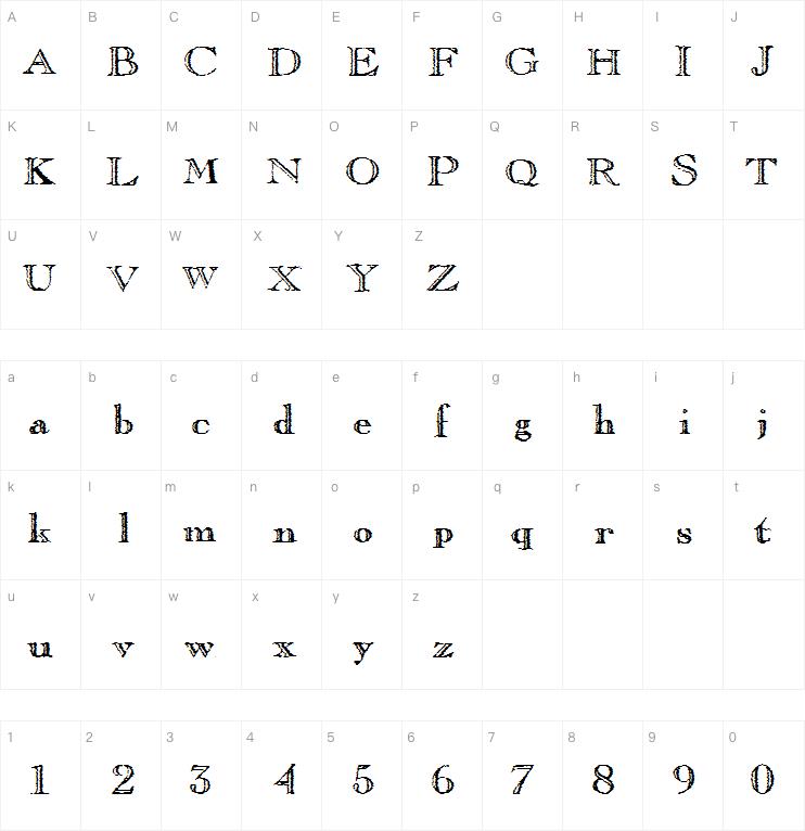 Old Copperfield字体