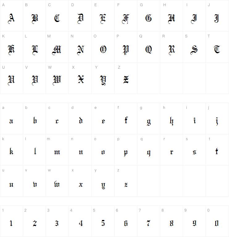 Olde English字体