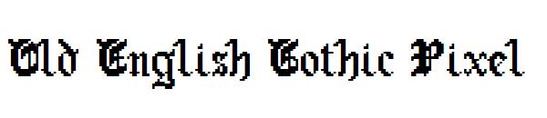 Old English Gothic Pixel字体