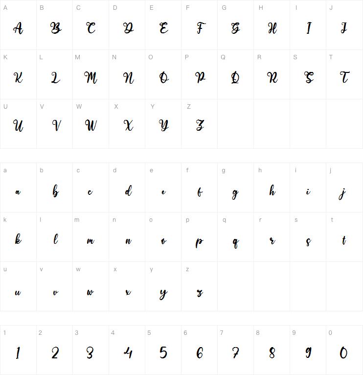 Olipeach字体