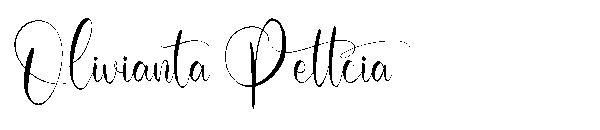 Olivianta Pettcia字体