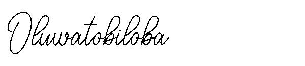Oluwatobiloba字体