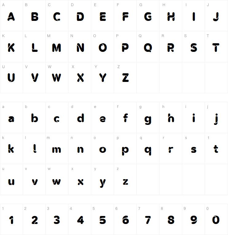 OMEGLE字体