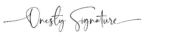 Onesty Signature