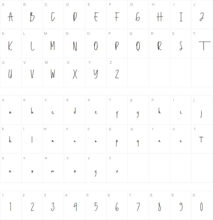 Ophalaria字体