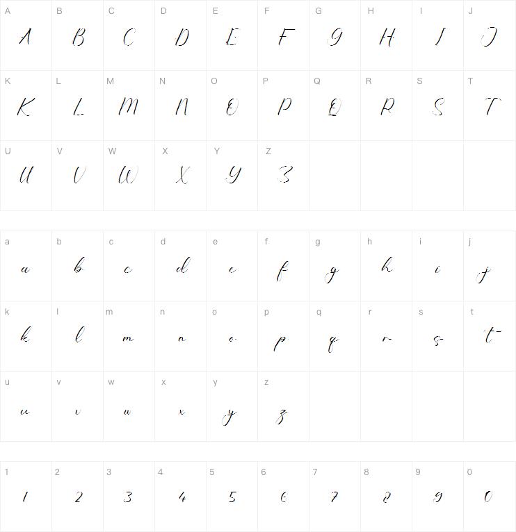 Ophelia Cassidy字体