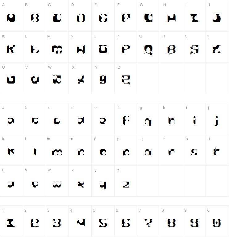 Organics字体