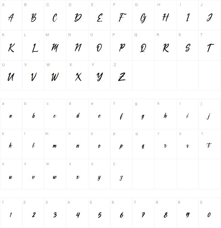 Orion Crederick字体