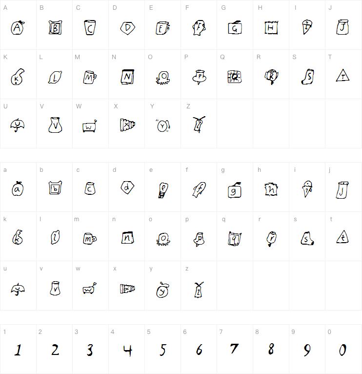 Orions_Objects字体