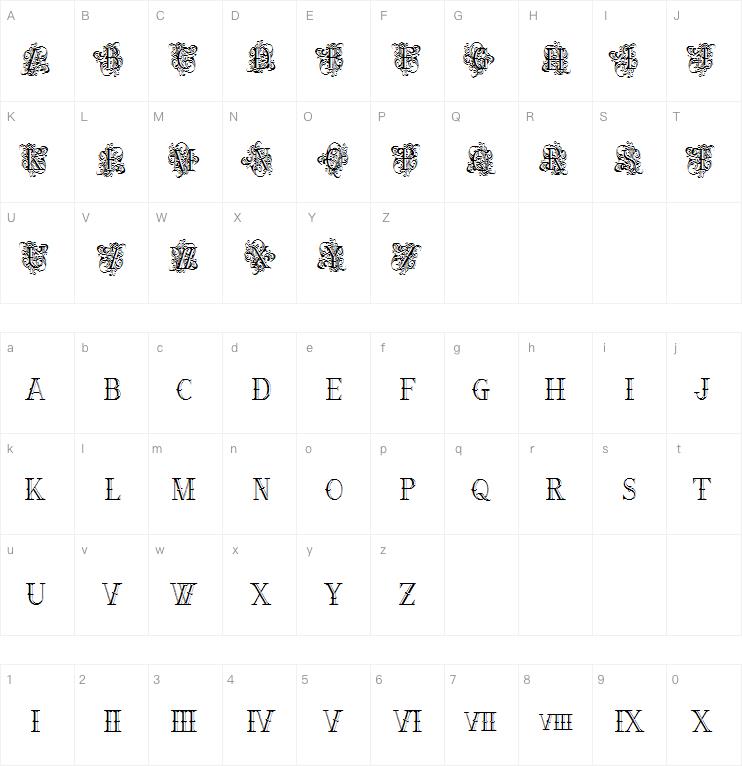 Ornamental Versals字体