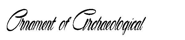 Ornament of Archaeological