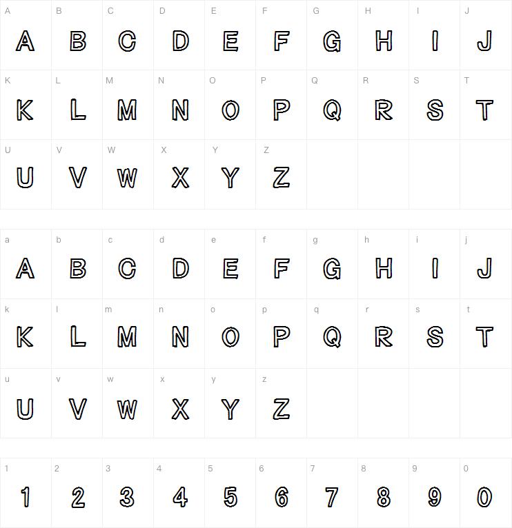 Outliners字体