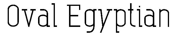 Oval Egyptian