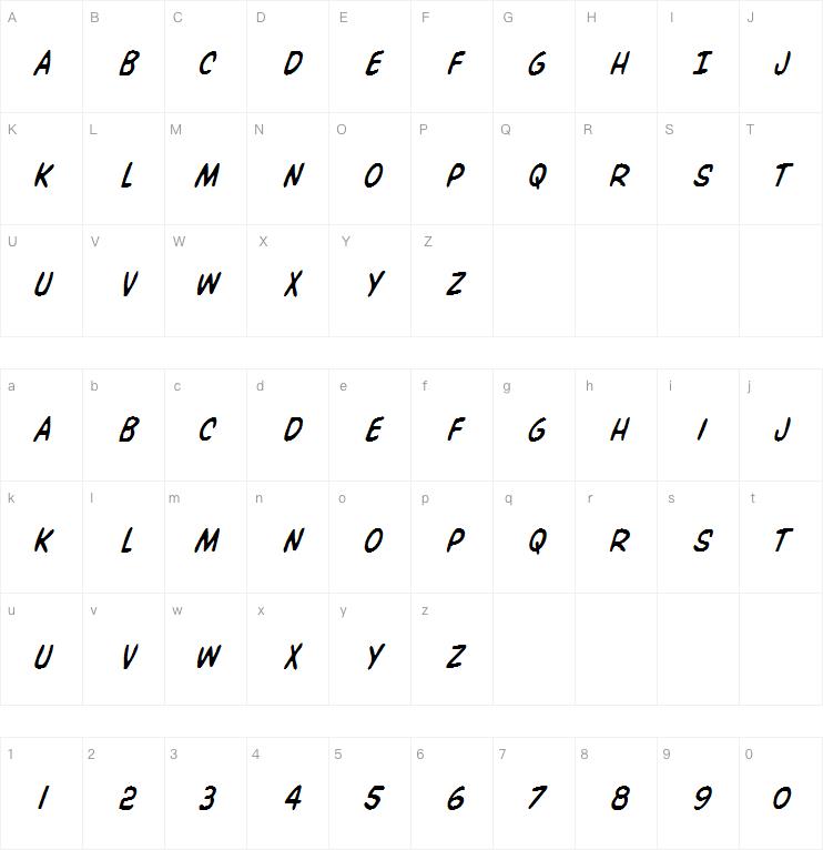Overstreet Bible字体