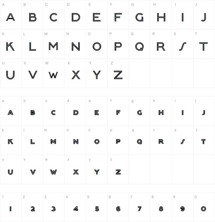 Packard Clipper NF字体