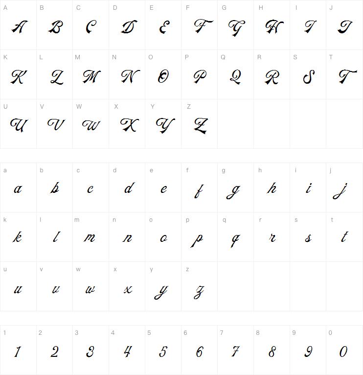 Padlock Script字体