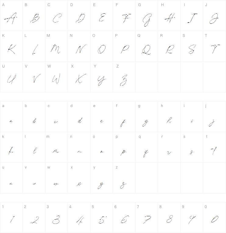 pamsetto字体