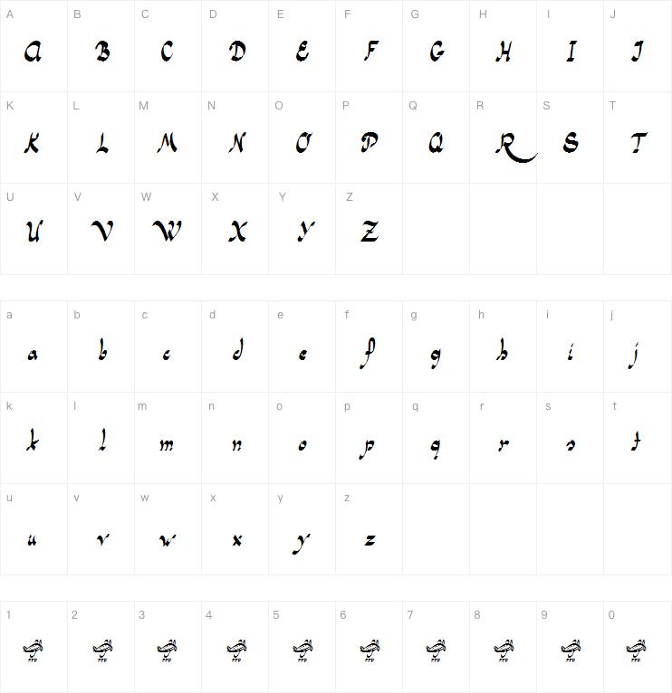 Panama Road字体