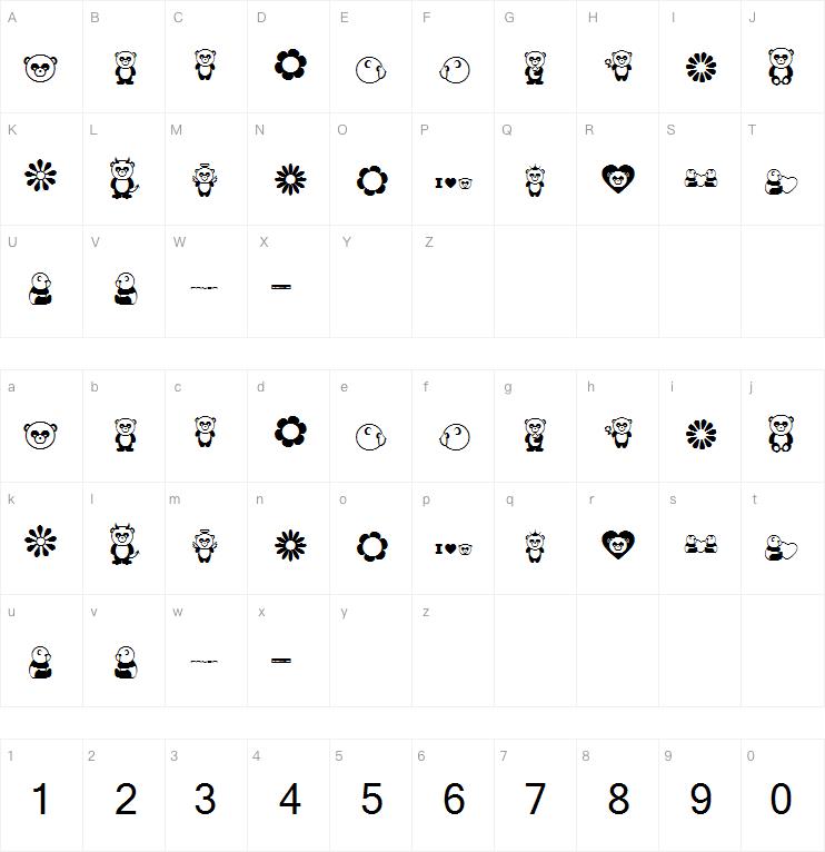 Pandamonium BV字体