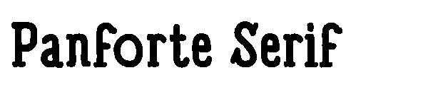 Panforte Serif