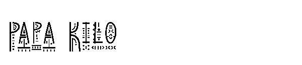 Papa Kilo字体