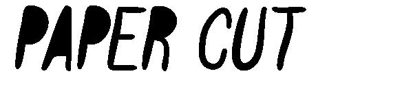 Paper Cut字体