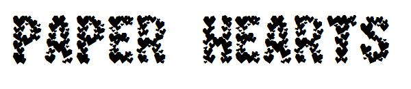 Paper Hearts字体