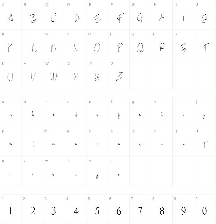 Paper Sign字体