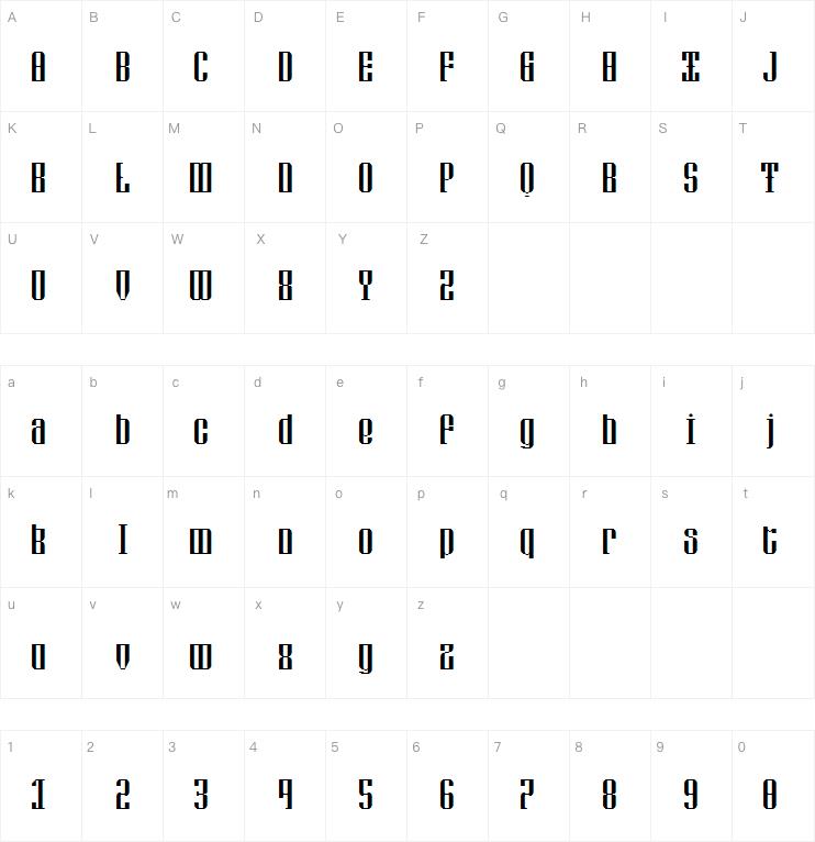 Paradoxy Plain字体