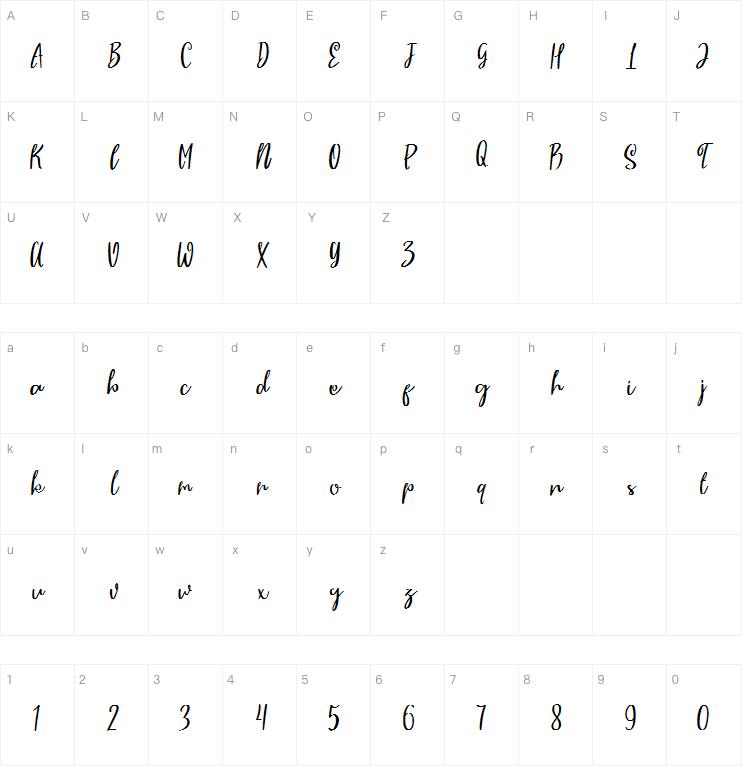 Parsley字体