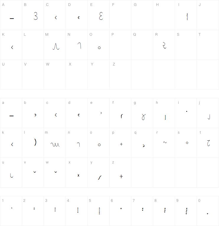 Partskinesiska字体