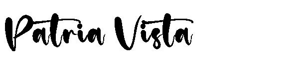 Patria Vista字体