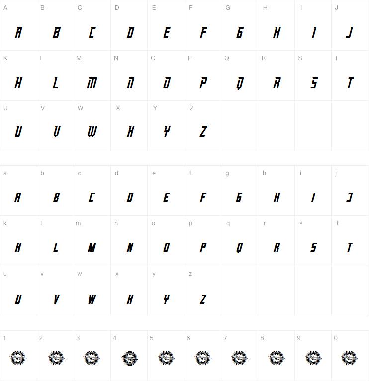 Patriotics字体