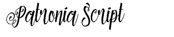 Patronia Script