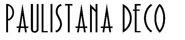 Paulistana Deco字体
