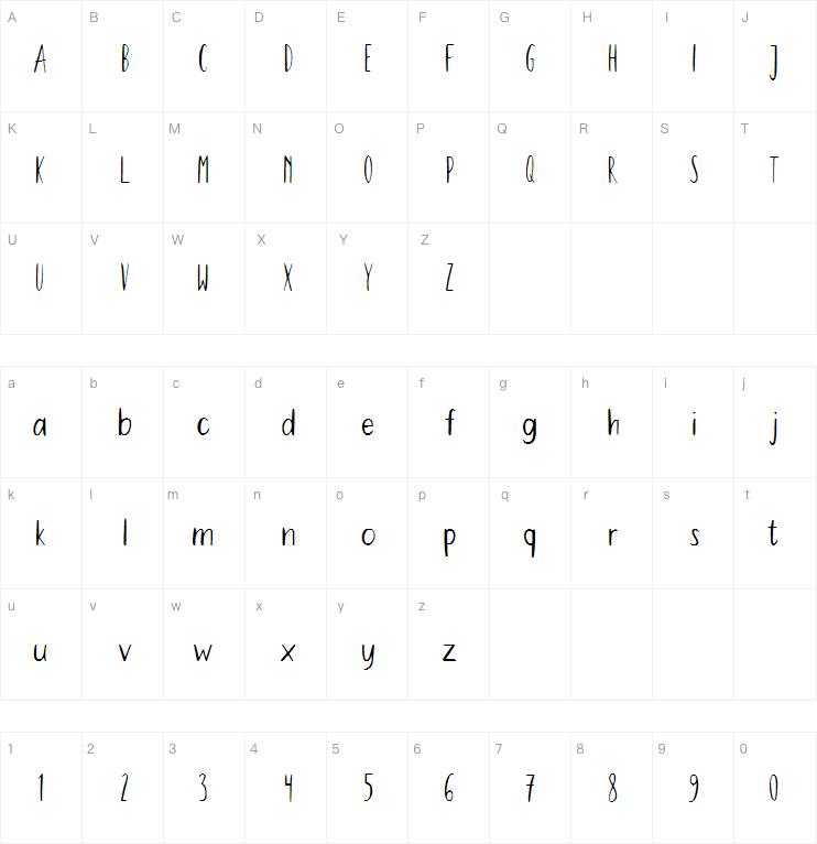 Peaches For Breakfast字体