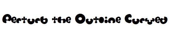 Perturb the Outline Curved字体