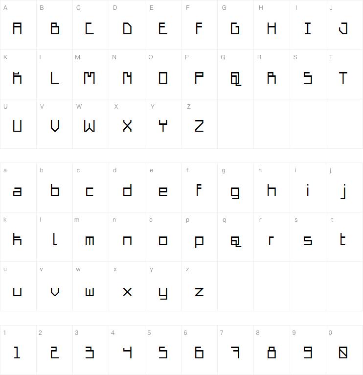 Pesagi Kuru字体