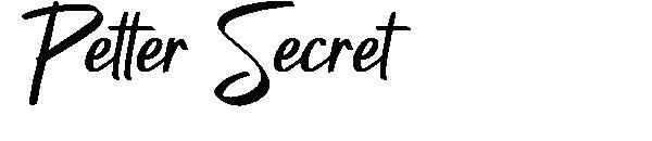 Petter Secret字体