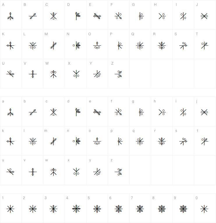 PHOENIX GLYPH字体