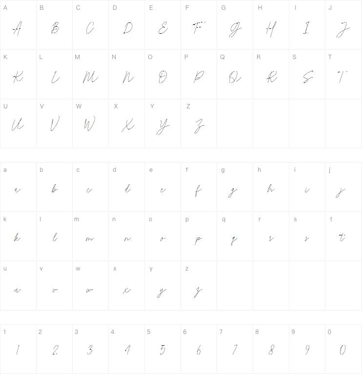 Photomark Signature字体