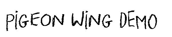 Pigeon Wing DEMO字体