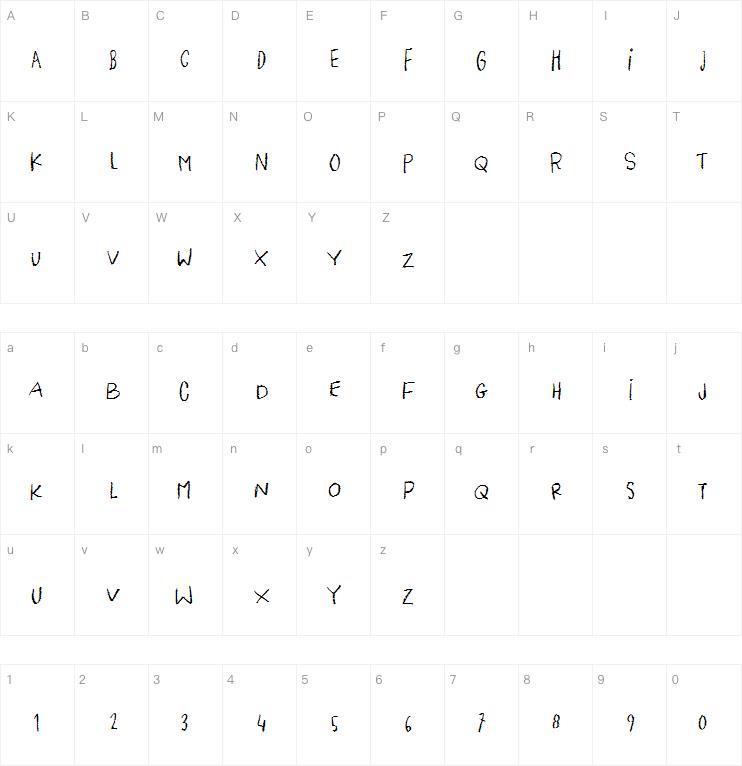 Pigeon Wing DEMO字体