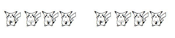 Pika Pika字体