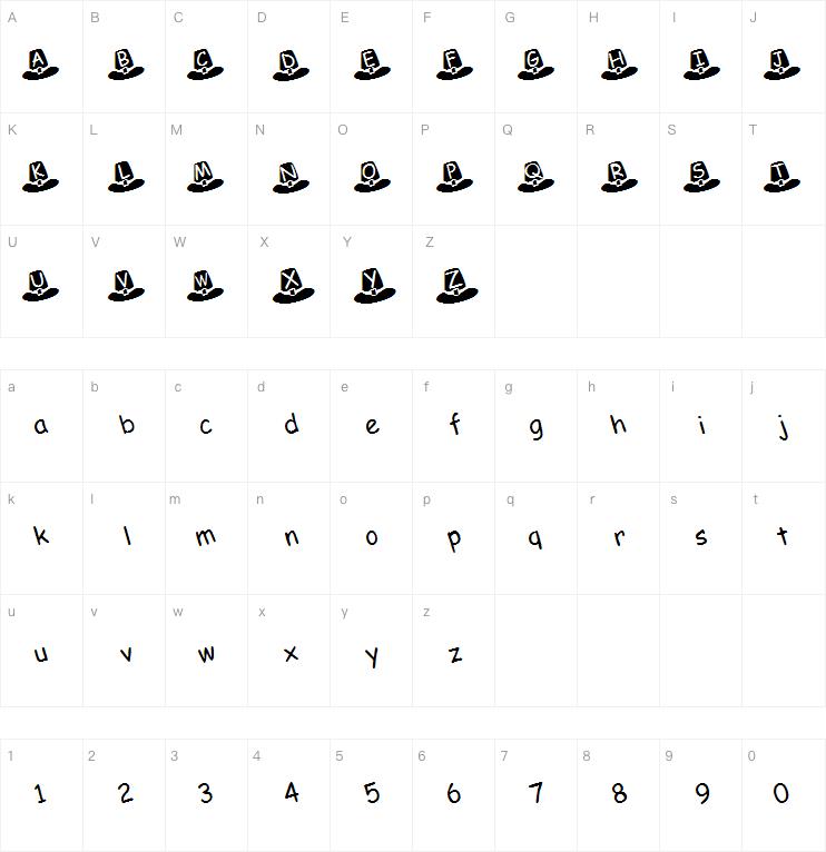 Pilgrim Hats字体