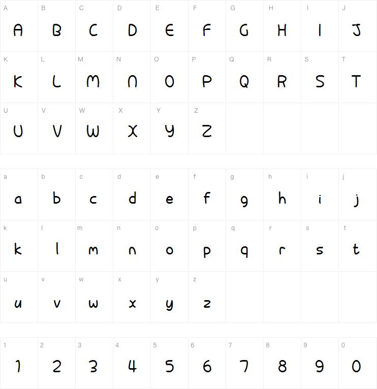 Pixabubble字体